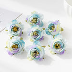 fleurs artificielles pivoine roses feuilles vertes decoration mariage anniversaire intérieur classique multicolore