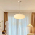 suspension lumineuse moderne 50cm blanc led câble ajustable opacité chambre salon