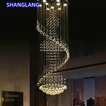 suspension lumineuse moderne cristal transparentes structure métallique grande taille facile certifiée flux lumineux élevé