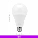 ampoule led e27 basse tension 12v 85v blanc froid chaud décoration salon moderne