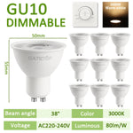 ampoule led gu10 blanc moderne rail éclairage intérieur maison chambre salon projecteur 50w