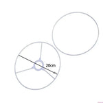 supports lampe blancs modernes ronds 40cm 35cm 30cm 25cm 20cm 15cm