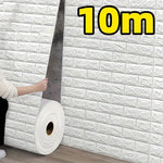 papier peint autocollant brique blanc moderne résistant humidité cuisine chambre aînés