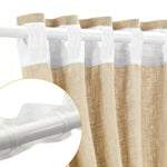 ruban rideau multifonctionnel blanc rayures horizontales moderne clips 100m 10m 15m 20m 2m 30m