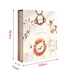 album photo moderne illustrations animales photos familiales blanc vert bleu