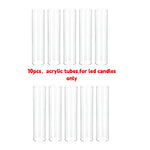 support bougies moderne or transparent tiges haute bougie bâton base plate 42.5 pouces led