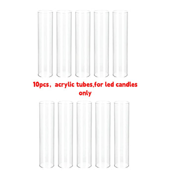 support bougies moderne or transparent tiges haute bougie bâton base plate 42.5 pouces led