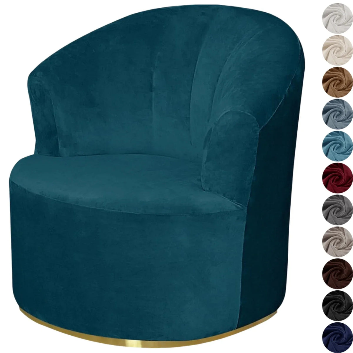 fauteuil moderne velours bleu marine lavable accueil confortable soft automne hiver