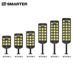 lampe solaire led noir jaune ip66 moderne panneau solaire télécommande rechargeableextérieur