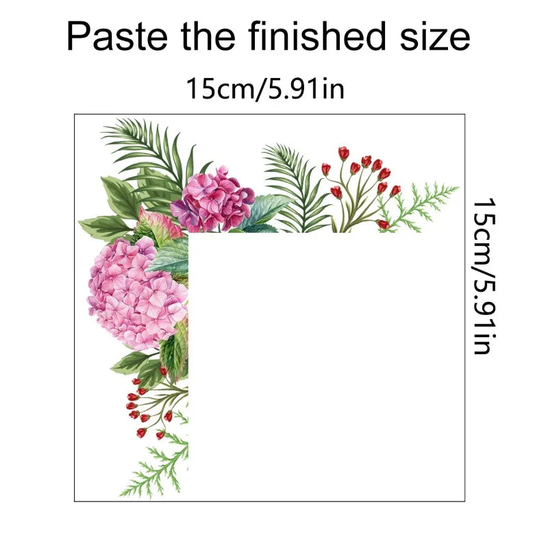 autocollant mural décoratif interrupteur fleurs blanc classique adhésif salon bain chambre maison