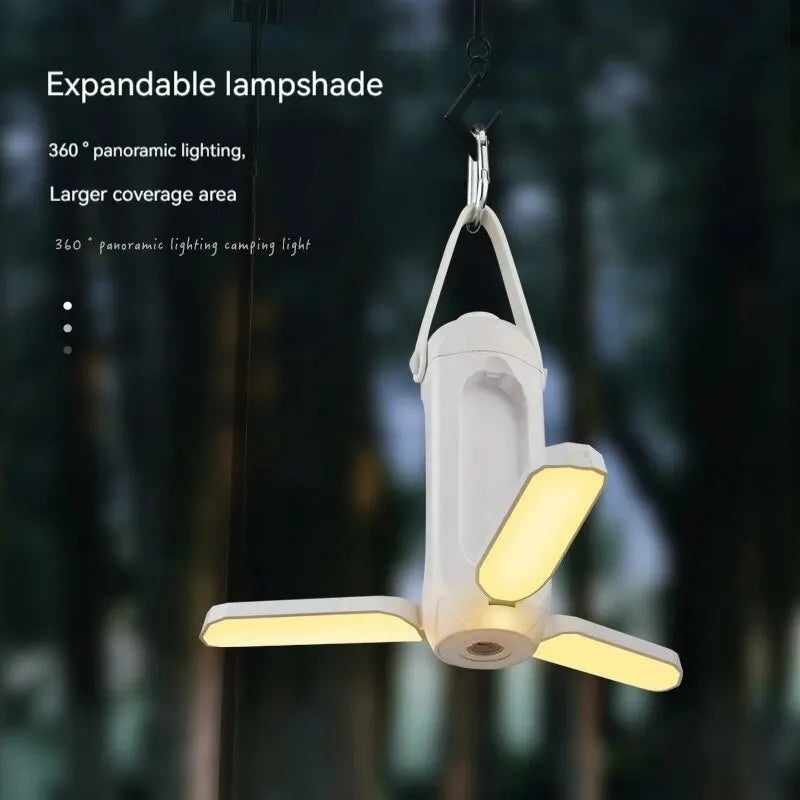 lanterne portable camping blanc moderne rechargeable led annuel suspension tactile