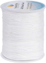 corde nylon noire tissée 100 yards corde blanche lisse utilitaire moderne 1.5mm
