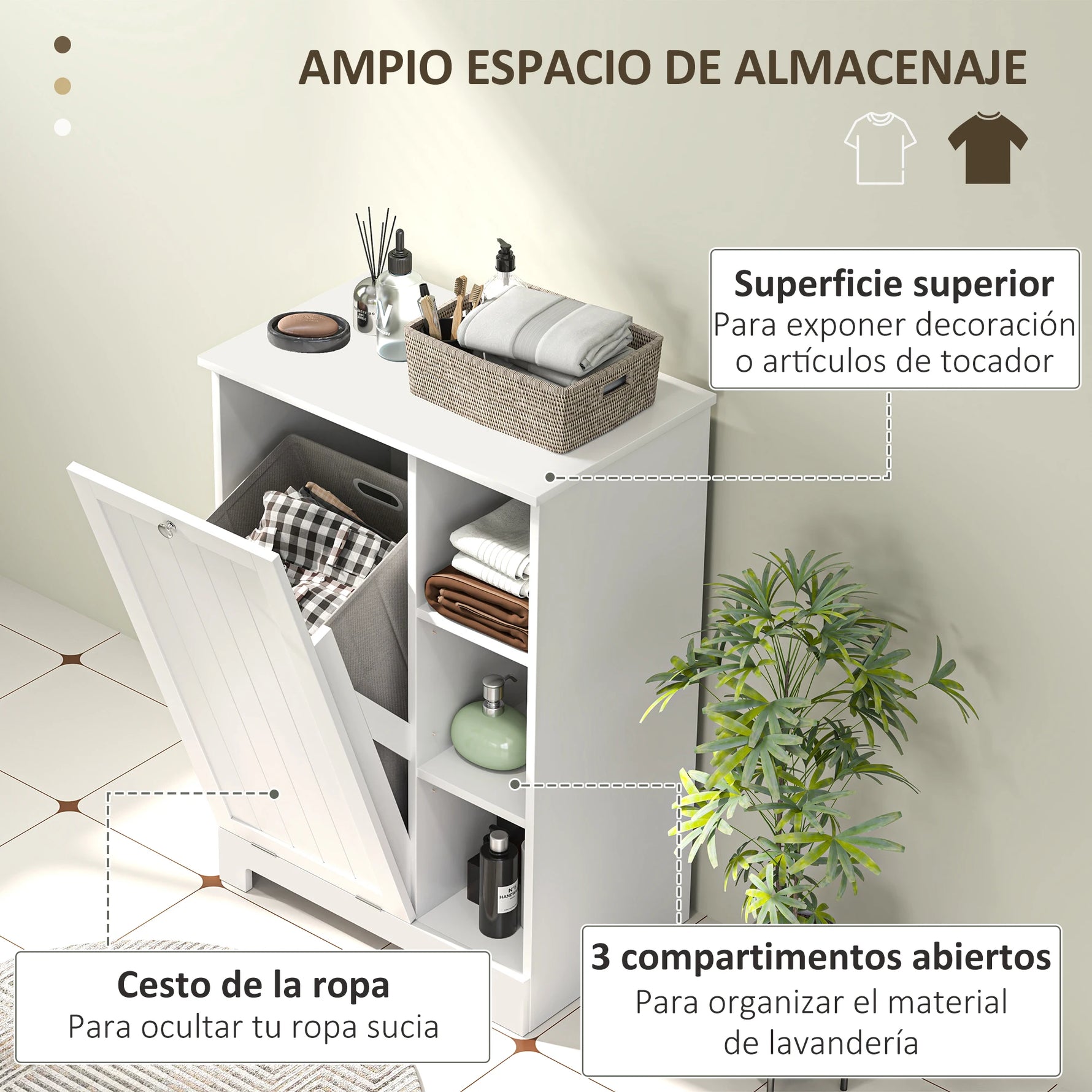 Armoire de salle de bain dans un intérieur moderne et fonctionnel