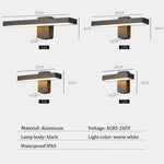 applique murale moderne led étanche ip65 noir blanc 2492000lm 2050cm