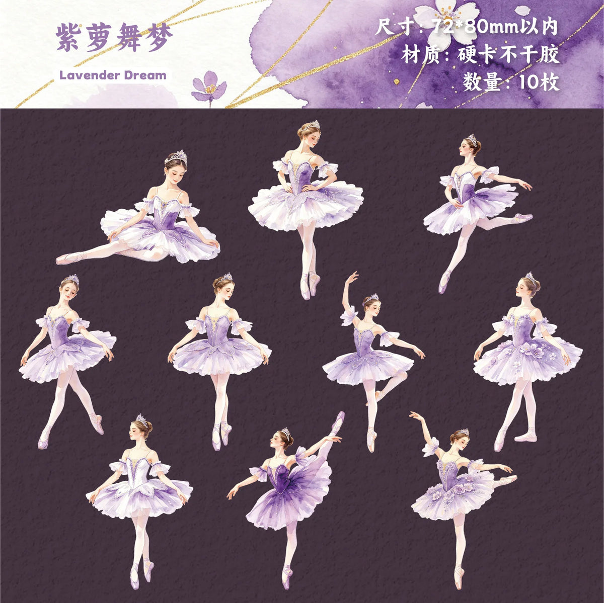miniatures danseuses ballet tutus colorés coiffures élaborées clips scrapbooking diy
