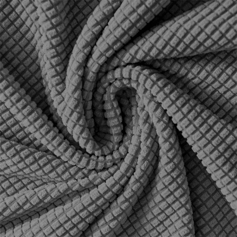 housses canapé moderne polyestère tissu carreaux gris beige rose jaune blanc printemps été