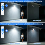 projecteur led extérieur ip66 noir moderne 50w pir 120° beam angle aluminium