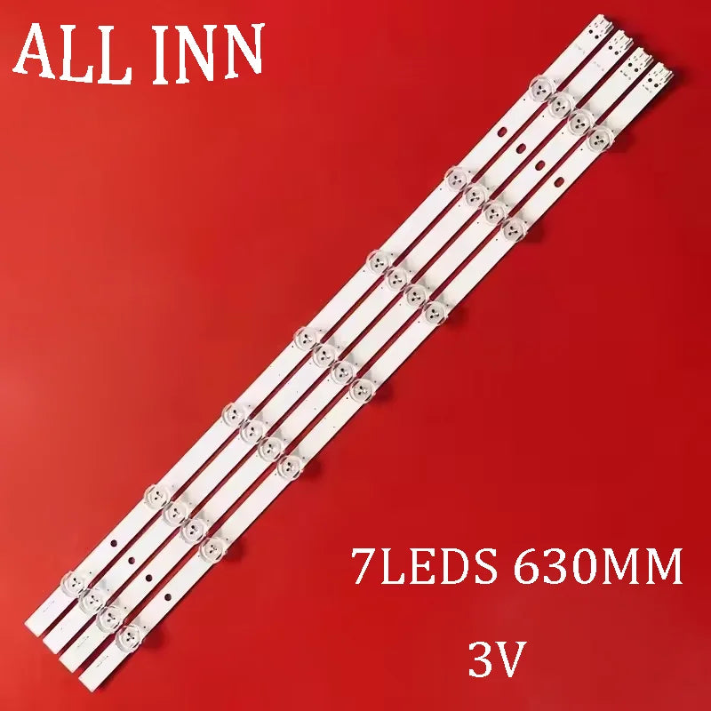 bande led blanc moderne 630mm 3v leds fixe écran télévision
