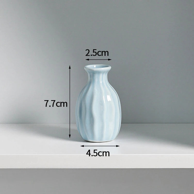 vases décoratifs modernes couleurs blanc rose vert bleu violet rond lissesintérieur maison
