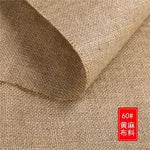 tissu jute rustique beige clair tissé grossier antidérapant textile naturel occasion bricolage simple