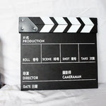 clapboard photojournaliste universaux scènes dates directeur classique moderne vert rouge bleu
