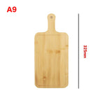 planche découper bois clair grain naturel fourchette couteau classique service pizza steak collation