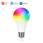 ampoule led intelligente é27 blanc multicolore rgb moderne application tuya bluetooth