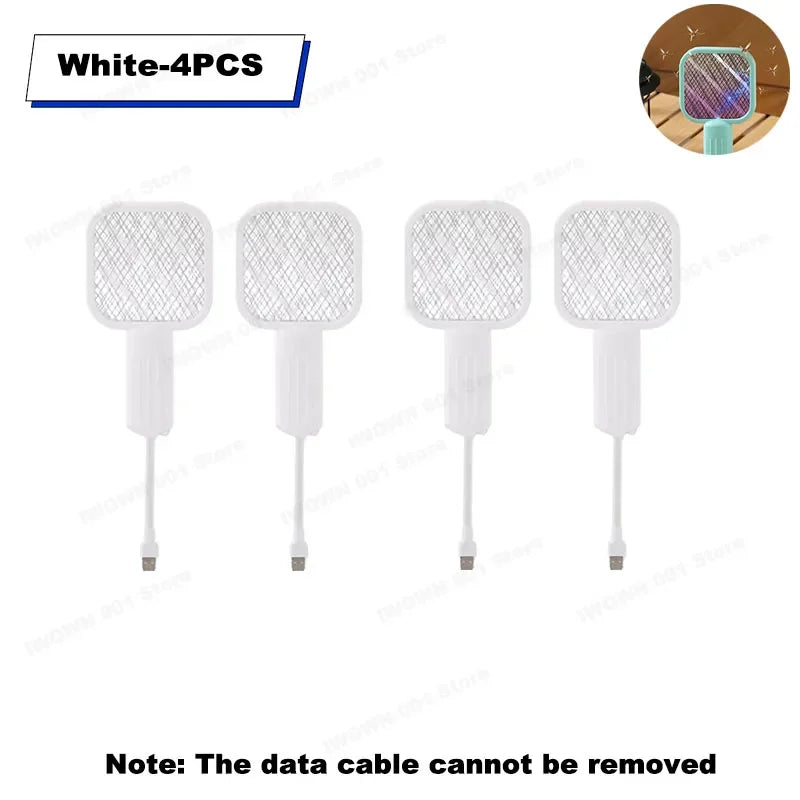 raquette anti moustiques rechargeable usb rose bleu noir blanc moderne pratique