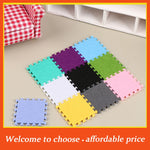 tapis modulables sol multicolore moderne pratique adhésif bleu vert jaune rose violet gris blanc