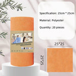 serviettes cuisine réutilisables microfibre rose bleu vert gris modernes tringle bois