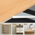 ruban finition angle bois texture moderne adhésif 10m 2cm noir blanc brun clair grisclair