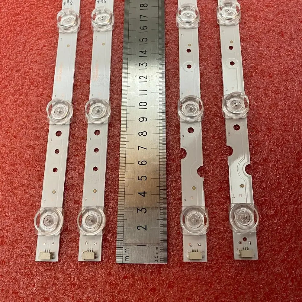 bandes led rétroéclairage téléviseur blancs modernes fonctionnels 6v continua leds ul rohs cem