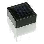 lampe solaire extérieure moderne noire blanche autoinstallation led hydrofuge