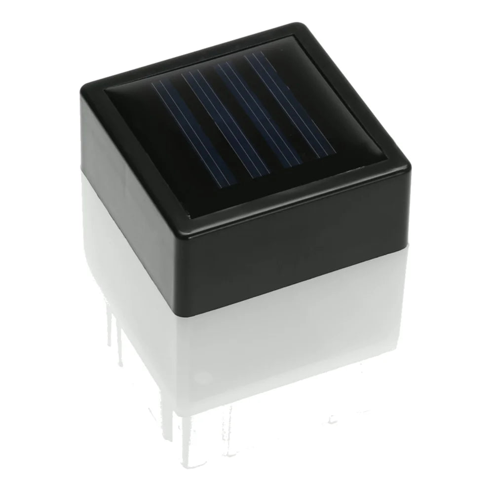 lampe solaire extérieure moderne noire blanche autoinstallation led hydrofuge