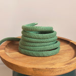 cordons macramé polyester 6mm bleu clair blanc vert rose jaune gris beige créatif artisanal