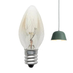ampoule filament transparent nuit classique e12 doré 7w 10w vintage chambre salon