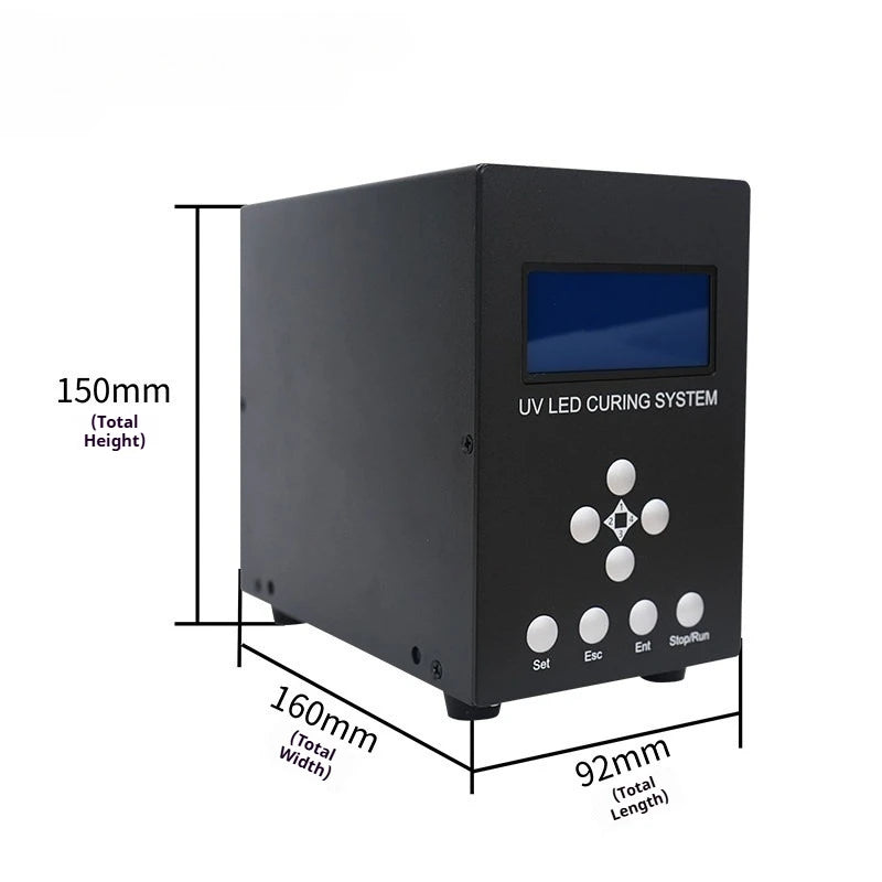 lampe polymérisation uv led professionnelle écran lcd adhésifs photosensibles machine noire