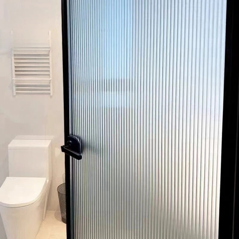 film fenêtre transparent opacité rayures verticales adhésif isolation thermique protection uv moderne DIY