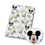 tapis patchwork personnages dessins animés toy story disney princess lion king mickey mouse bleu