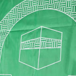 serviette polypropylène polyester bleu vert noir rouge motif géométrique moderne chambre portable