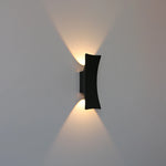 applique murale led blanc noir contemporaine ip65 2492000lm adhésif dual up down