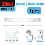 lampe led moderne rechargeable télécommande interrupteur tactile 28 48 cm blanc adjustable