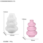 vases céramique blancs vases silicone tubes essai plateau compartiments hydroponiques fleurs modernes