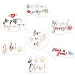 accessoires photobooth mariage fleurs coeurs bachelorette party décorations festive modernes
