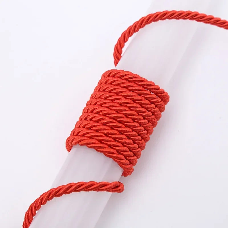 corde torsadée polyester 5mm décoration artisanale textile maison bricolage moderne