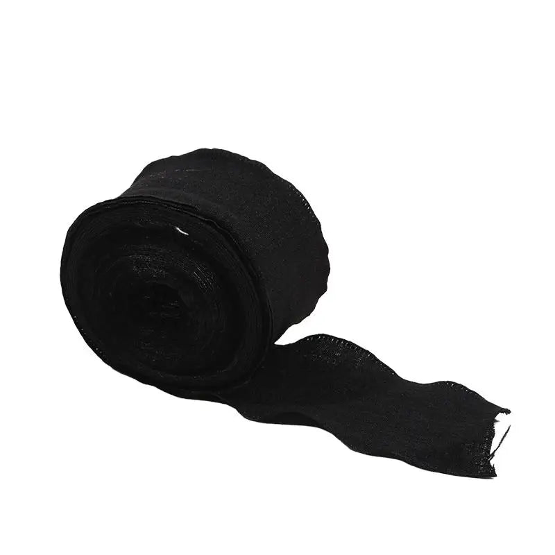 rubans plissés organza 4cm multicolores adhésifs décoration cheveux emballage fleurs
