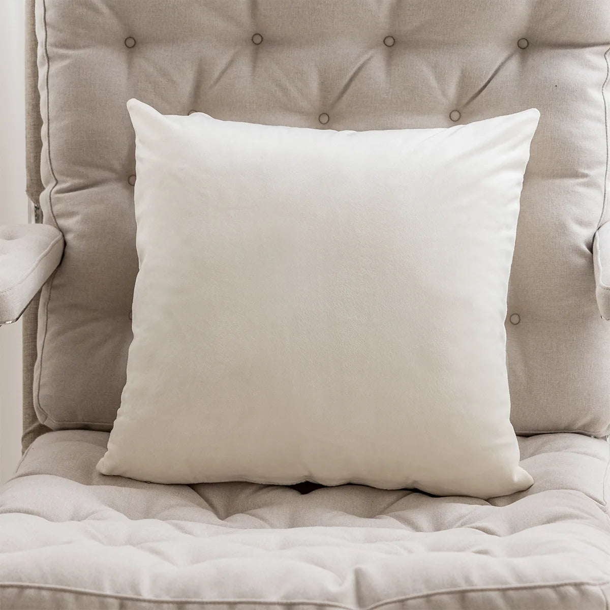 coussins décoratifs contemporains beige motif arbres 45x45cm opaques maison jacquard