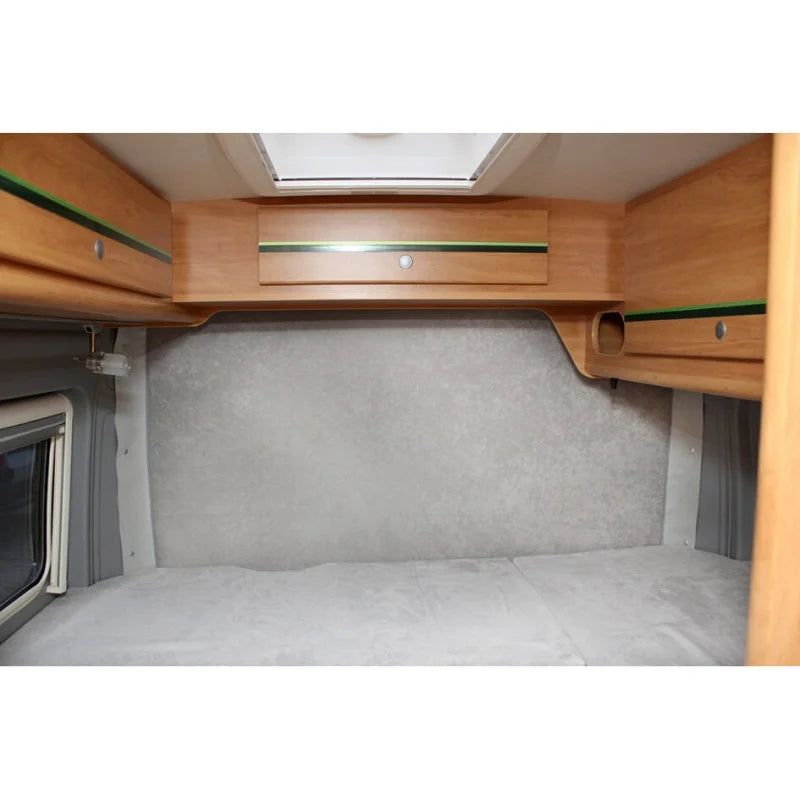 rideau thermique argenté gris clips moderne opacité mat camping car portearrière fixations