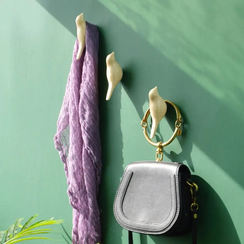 porte serviettes oiseau or moderne vis fixé serviette coton sac cuir gris clair élastique