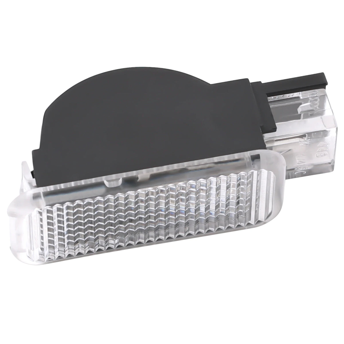 lampe led moderne noire transparente grille clips 12v 24v voiture intérieure bienvenue